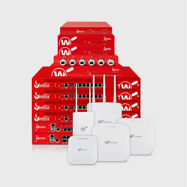 Solutions de sécurité réseau WatchGuard : firewall et borne Wi-Fi, des produits clés pour protéger les infrastructures des entreprises, proposés par EBS Group.